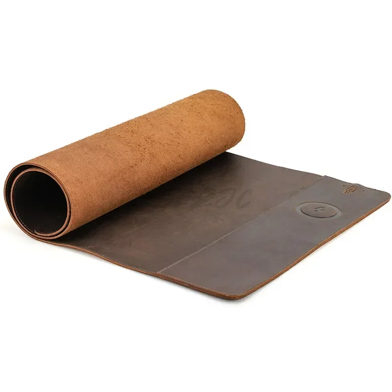 Leather Desk Pad - Tapis de souris en cuir de