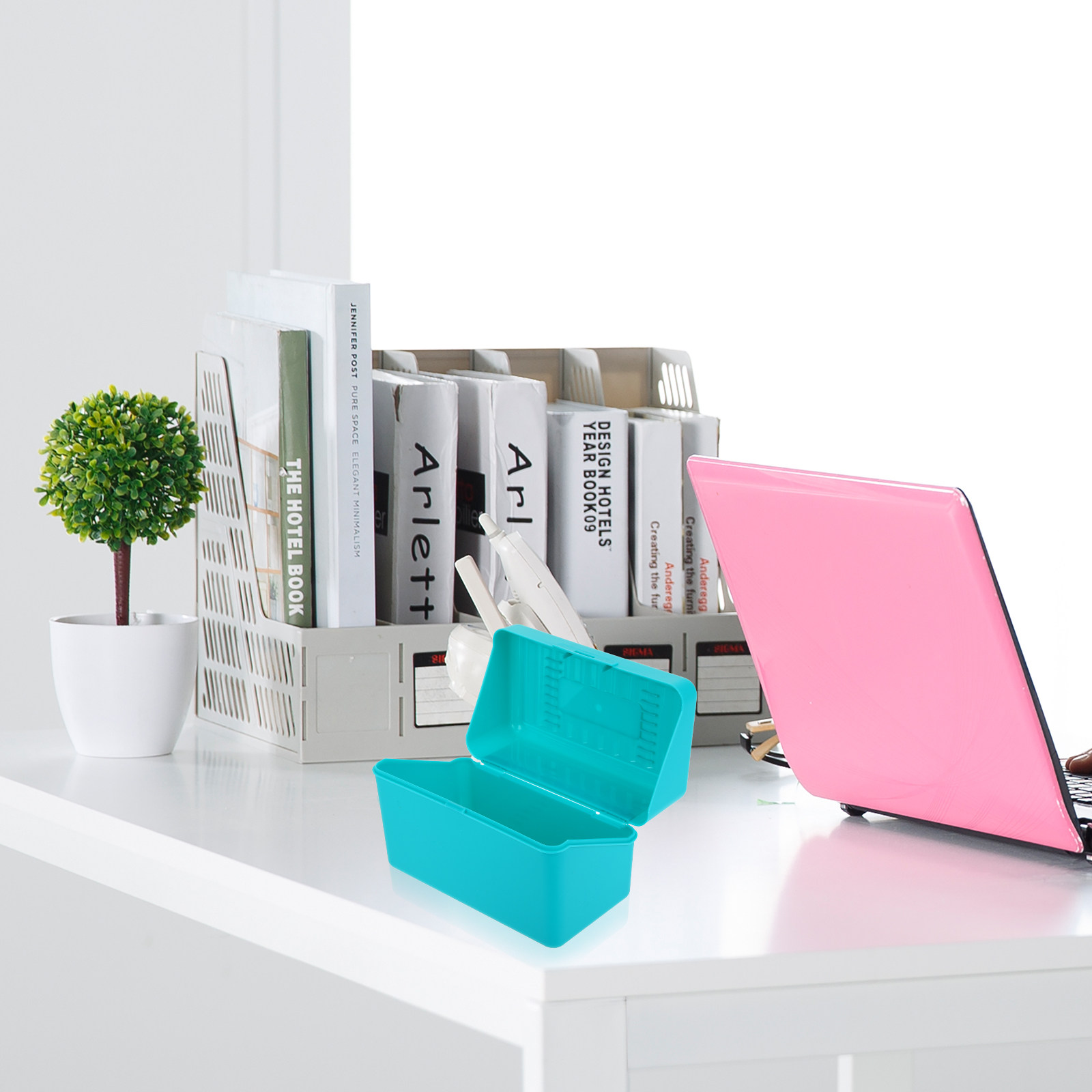 Card Index Box - 4 boîtes de classement pour fiches,