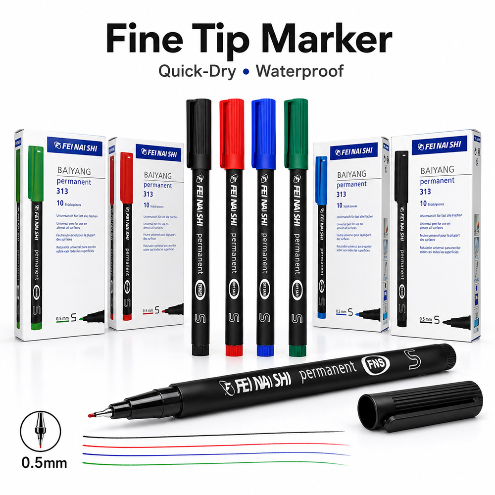 Correction Pen Fine - Stylos marqueurs permanents à pointe fine