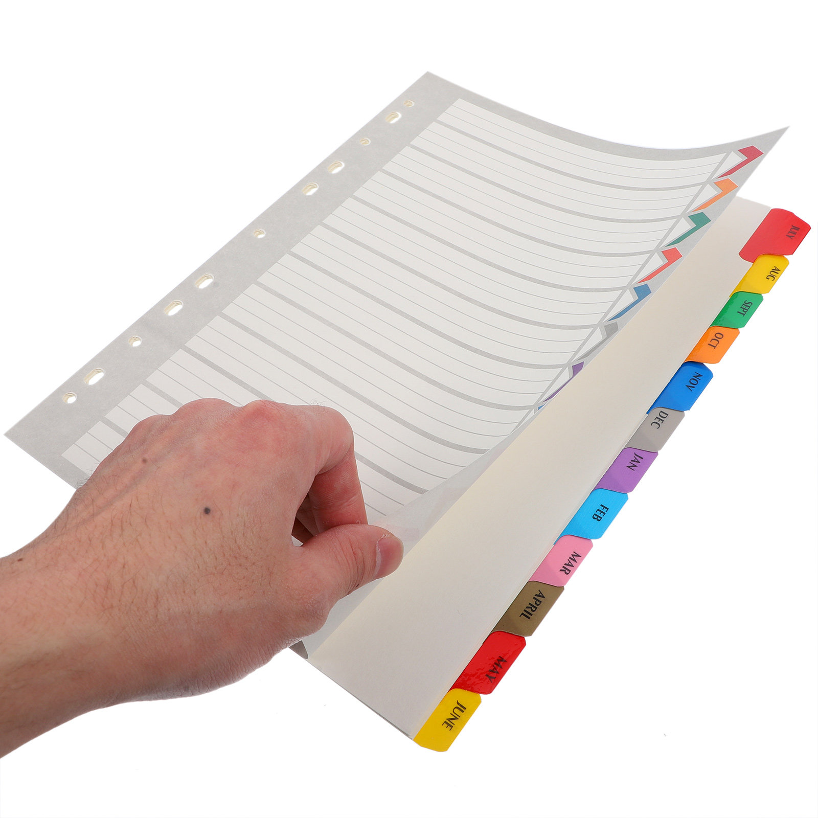 12 intercalaires détachables A - Tab Divider A4 avis et prix