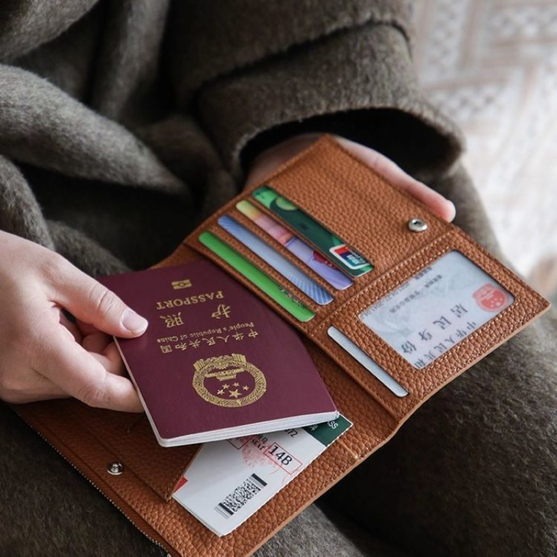 Porte-passeport en cuir couvre - Index Card Holder avis et prix