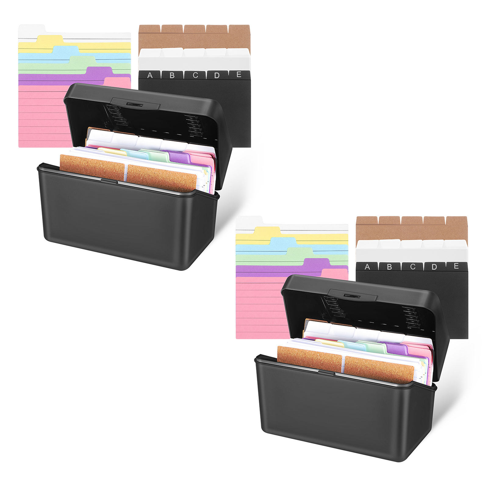 2 Ensembles de Boîtes de Range - Card Index Box avis et prix