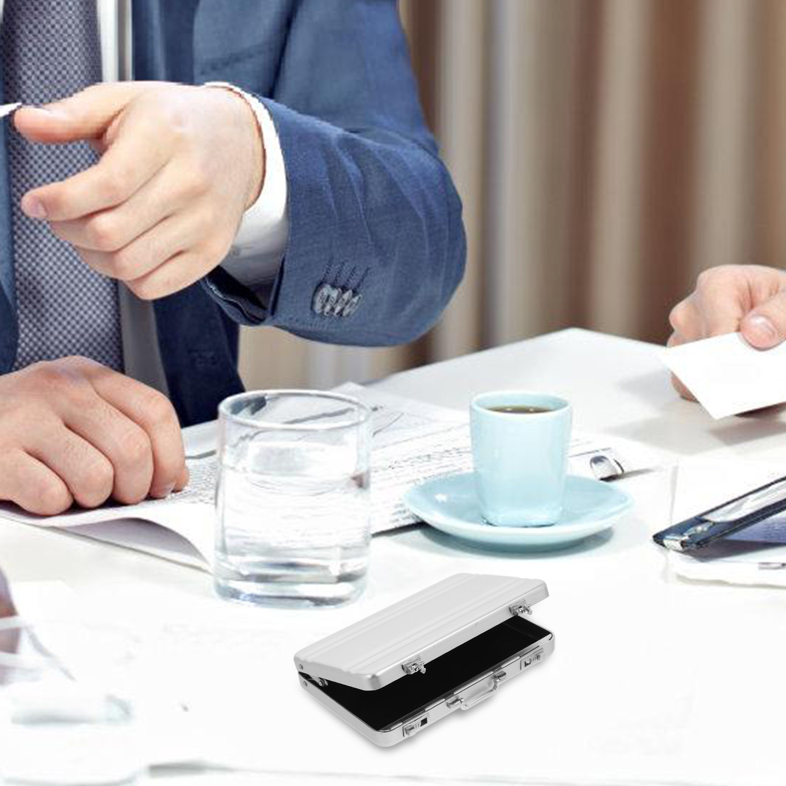 Boîte compacte en alliage d'al - Card Index Box avis et prix