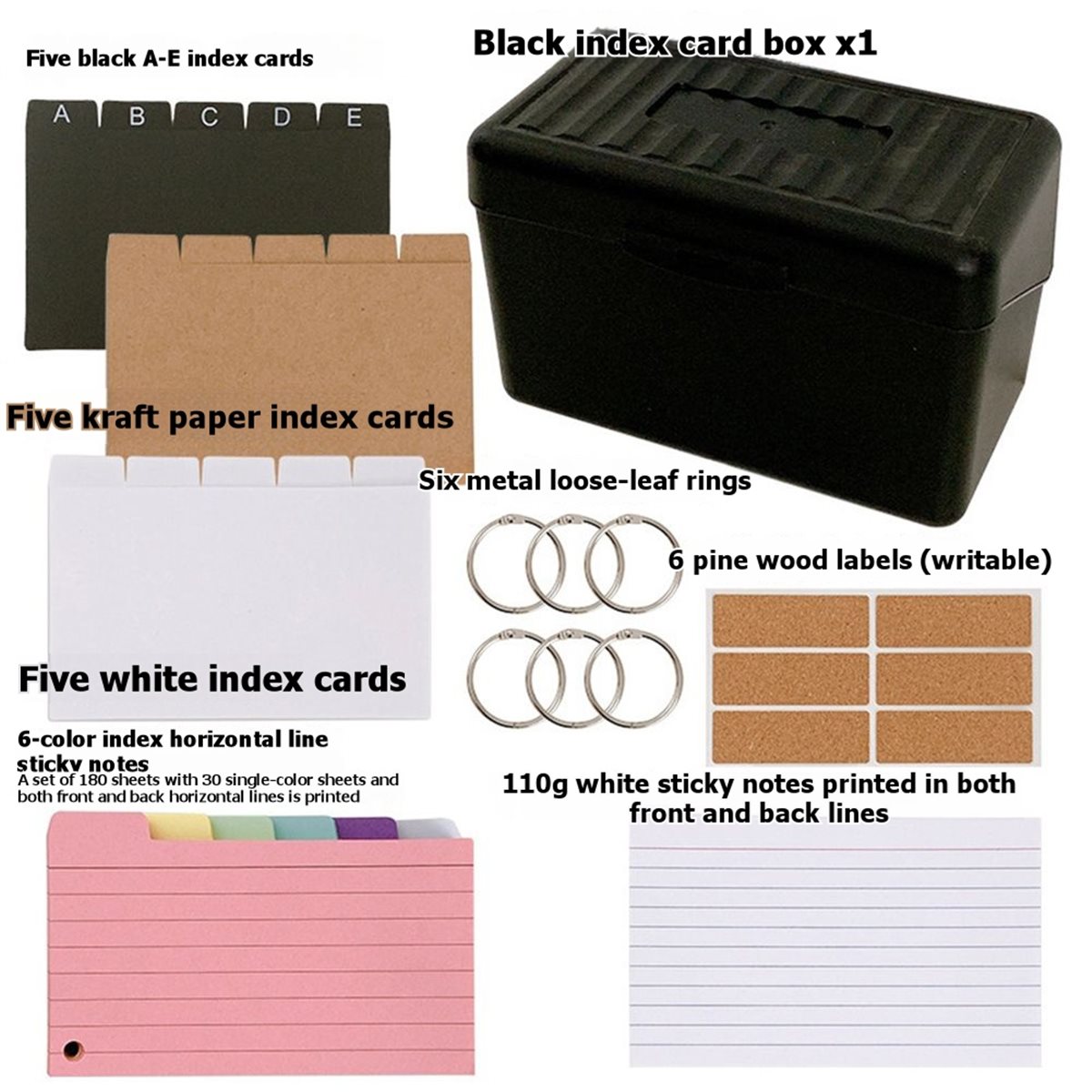 828 Mega Sale 3x Boîte de rang - Card Index Box avis et prix