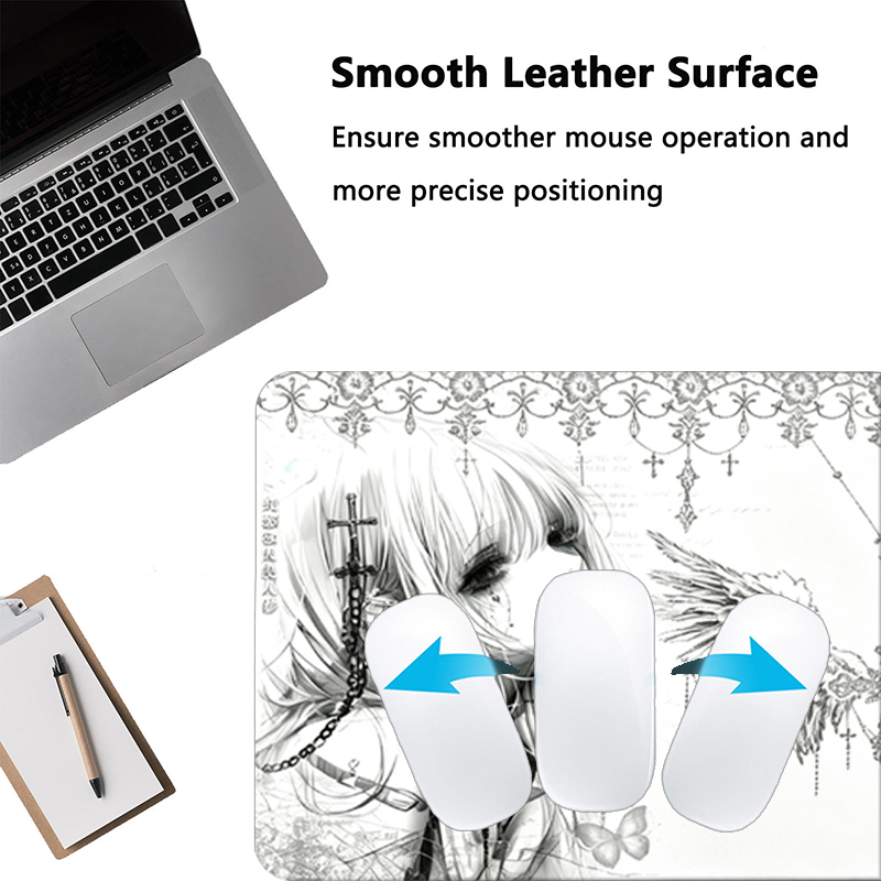 Tapis de souris en cuir noir e - Leather Desk Pad avis et prix